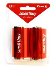 Батарейка Smartbuy LR20 Ultra Alcaline 1,5V